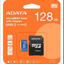 ADATA Memoria Micro SD ADATA 128 GB 100 MB/s Clase 10 - Negro - Ver 1