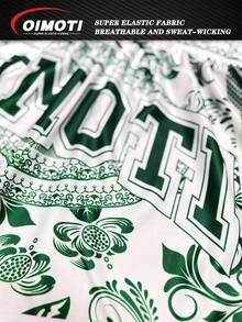 OIMOTI Pantalon de boxe ample jaune tigre, pantalon de fitness, de course, de boxe et d'entraînement MMA pour hommes, pantalon de gym super extensible