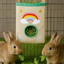 Nouveau sac d'alimentation pour animaux de compagnie, sac mignon pour l'alimentation en herbe des lapins, distributeur de foin pour hamsters