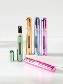 3个装亮色香水瓶，8ML，按压底部直接加气，方便简单，便携式喷雾瓶，适合旅行和补充泵盒