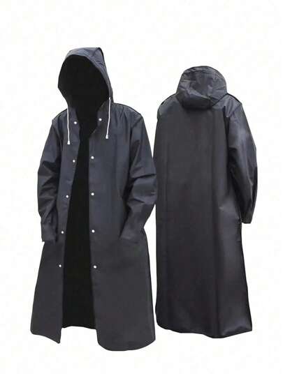 1/2 st Herr Dam Enfärgad Vattentät Långärmad Regnjacka med Huva Vindtät, Vattenavvisande, Snabbtorkande Perfekt För Cykling och Utomhusäventyr Hopfällbar, Bärbar, För Utomhusvandring Resor Fiske Klättring För Cykling och Utomhusäventyr - Hopfällbar, Bärbar, Förtjockad Design - Avslappnad Stil Resetillbehör Isolering, Galentiner, Valp, Karneval