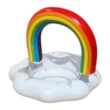 1pc Inflatable Aircraft Seat Cushion, With Steering Wheel, Children's Floating Aircraft Seat For Swimming Pool Parties And Other Scenarios - Multicolor - View 29