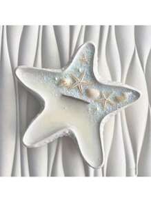 1pc 3D Seashell & Conch Silicone Mold For Candle Holders - Epoxy Resin Casting, DIY Plaster & Concrete Storage Boxes, Home Decor Planters & Clay Flower Pots