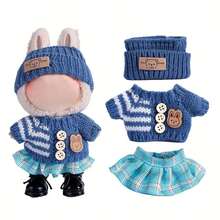 6.69-Inch Doll Clothes, Compatible With Labubu,1sets Of Decoration - Fashionable Bucket Hat And Sweater And Pants Or Skirt Set, Suitable For 6.69-Inch Dolls, Cute BuLabu Accessories, For Play And Display (Shoes And Dolls Not Included) - Multicolor - View 24