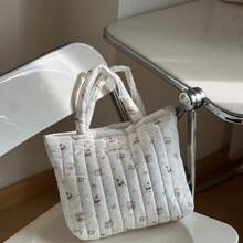 Women Tote Bags - 條形小像小熊 - 查看 8