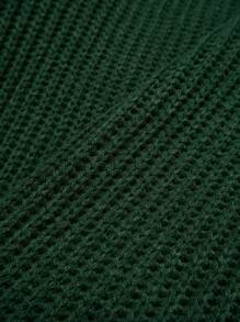 Men's Solid Color Long Sleeve Sweater With Button Decoration, Casual For Autumn/Winter