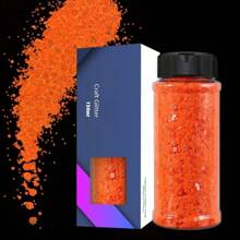 Glow In The Dark Glitter, 3.3oz/ 95g White Luminous Chunky Glitter Mix Fine Powder Flakes Fluoresnt Nail Sequins For Epoxy Resin, Tumblers, Halloween Party, Festival Decor - A-18 顏色 + A-Mix 光澤 - 查看 1