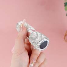 1 pièce Vaporisateur de parfum rechargeableluxueux de 0,27 oz, distributeur de liquide portable anti-fuite, idéal pour le cologne, les liquides, le flacon de parfum rechargeablepour les voyages et l'usage quotidien, accessoires de salle de bain, décoration de la maison