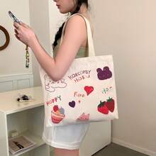 Women Shoulder Bags - 慶生貓兔(有拉鍊無內袋) - 查看 6