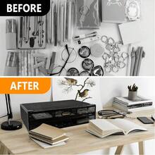 Under Desk Drawers For Organization Hanging Desktop Organizer Drawer Organiser Underdesk Storage Drawer For Home Office - 肉凍 - 查看 6