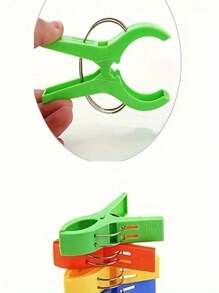 4/8 Windproof Beach Towel Clips, Made Of Durable Plastic, Suitable For Towels, Clothes, Quilts, Outdoor Use, Swimming Pools And Lawn Chairs, Safely Fix Large Adult Towels, Practical Hooks Firmly Fix Continuous Sunlight