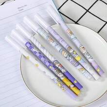 10/5/3支/套随机10支创意可爱卡通0.5mm可擦中性笔可擦水性笔学生热敏可擦笔 - 藍色 - 查看 2
