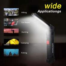 Rechargeable 360 Degree Rotating LED Work Light, Magnetic Handheld LED Work Light, Suitable For Automotive Maintenance