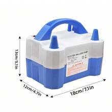 1 件粉色电动气泵，双孔充气泵，电动鼓风机，适用于派对和婚礼气球装饰 - 查看 4