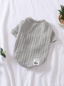 Pet Clothes For Spring & Autumn, Suitable For Teddy, Pomeranian, Puppy, Small Dogs, Cats, Warm Outerwear For Outdoor Activities, Anti-Shedding