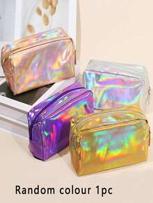 Laser Cosmetic Bag, Toiletry Bag, Cosmetic Storage Bag, Portable Travel Cosmetic Bag, Cosmetic Tool Kit, Coin Purse, Multi-Functional Storage Bag,Large Capacity Toiletries Organiser,Stylish Design, Portable And Versatile