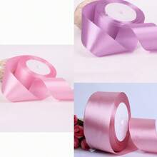 3 件/套 72 码/4 厘米缎带，礼盒装，服装装饰丝带，生日，节日，玫瑰花 DIY，工艺用品 - 彩色 - 查看 18