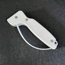 1 pieza Afilador de cuchillos de acero de tungsteno, material de PVC, herramienta de afilado manual para cuchillos de bolsillo, cuchillas dentadas, hachas y sables - restaura y repara cuchillos de cocina, kit de afilado de cuchillos - Multicolor - Ver 15