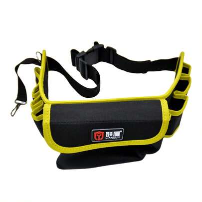 Adjustable Garden Tool Waist Pack With Multi-Functional Pockets - For Storing Gardening Tools, Trimmer, Hammer, Pruner