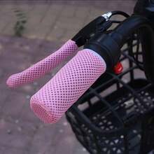 Un set di manubri per bicicletta ergonomici - antiscivolo, assorbenti del sudore, traspiranti e confortevoli, in grado di migliorare il controllo e ridurre l'affaticamento delle mani - nero, accessorio universale per bicicletta adatto a tutte le stagioni, design della presa alla moda, superficie di presa testurizzata