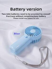 Portable Handheld Mini Fan | Single Speed Personal Cooling, AAA Battery Powered Travel/Outdoor/Commute Compact Fan, Lightweight, Can Be Clipped On Instantly (Child-Friendly, Can Be Given As Gifts Anytime, Batteries Not Included),Spring Summer Picks,Brides Maid Gifts,Room,Bedroom Decor,Beach,Travel,For Men,For Women,Vacation,Cute Stuff - Multicolor - View 18