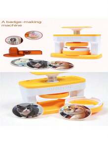 In-Stock Tin Alloy Badge/Emblem Maker Machine, Multi-Sized Equipment Embossing Machine