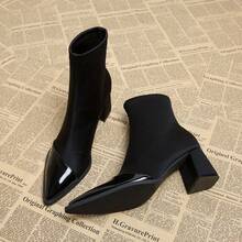 Women Ankle Boots & Booties - 黑色 - 查看 3