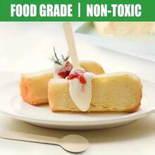 10-200 Pieces 3.9 Inch Mini Kitchen Wooden Disposable Wooden Cutlery, Round Head Wooden Spoon, Disposable Spoon, Can Be Used For Ice Cream Spoon, Dessert Spoon, Tasting Spoon, Can Be Used As Halloween/Christmas Gifts