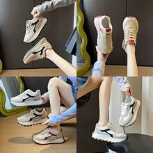 Women Chunky Shoes - 卡紅 - 查看 5