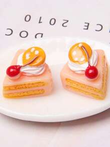 10pcs Dollhouse Miniature Food Cakes: Mini Kitchen Cake Shop Desserts Scene Realistic Dessert Model