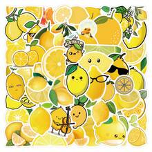 60 件柠檬贴纸水果贴纸柠檬水散装贴纸卡通可爱水果贴纸柠檬水摊装饰水果派对礼品美观乙烯基防水贴纸适用于笔记本电脑、保险杠、滑板、水瓶、电脑、手机 - B - 查看 6