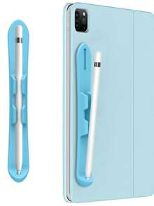 硅胶平板电脑手写笔支架插槽，兼容 Apple Pencil Pro 或第一代/第二代、Galaxy Tab S6 Lite S7 FE S8 S9 S10 Ultra - 彩色 - 查看 15