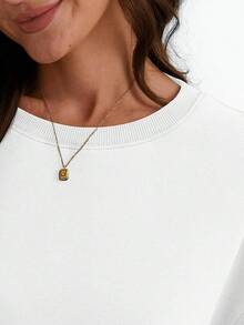 Womens Sweatshirts Oversized Crewneck Y2K Hoodies Fall Fashion 2025 Teen Girls Clothes Cute Winter Pullover Sweater - trắng - Xem 5