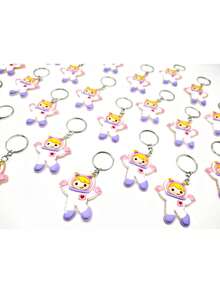 Chaveiro Astronalta Menina Baby 10un Lembrancinha Festa Mimo - Multicolorido - Visão 6