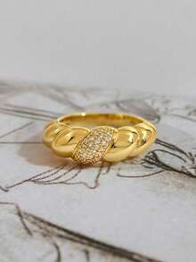 1 قطعة خاتم فضة إسترليني عيار 925 بتصميم كرواسون قديم للنساء، خاتم أبدي، مجوهرات فاخرة هدية