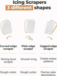 Kit de décoration de gâteau de 28 cm, fournitures de cuisson, plateau tournant de gâteau avec 2 spatules droites et coudées pour le glaçage, 3 lisseurs et grattoirs à glaçage. Accessoires et outils de cuisson pour débutants et professionnels, disponibles en plusieurs couleurs. - Multicolore - Voir 6