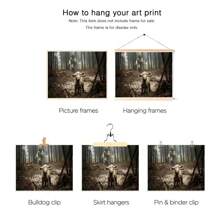 1 幅基督将拯救羔羊墙面艺术帆布印刷品,经典墙面艺术,适合客厅、卧室、厨房装饰,可选画框 - 彩色 - 查看 8