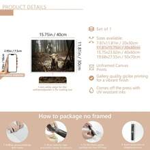 1 幅基督将拯救羔羊墙面艺术帆布印刷品,经典墙面艺术,适合客厅、卧室、厨房装饰,可选画框 - 彩色 - 查看 16