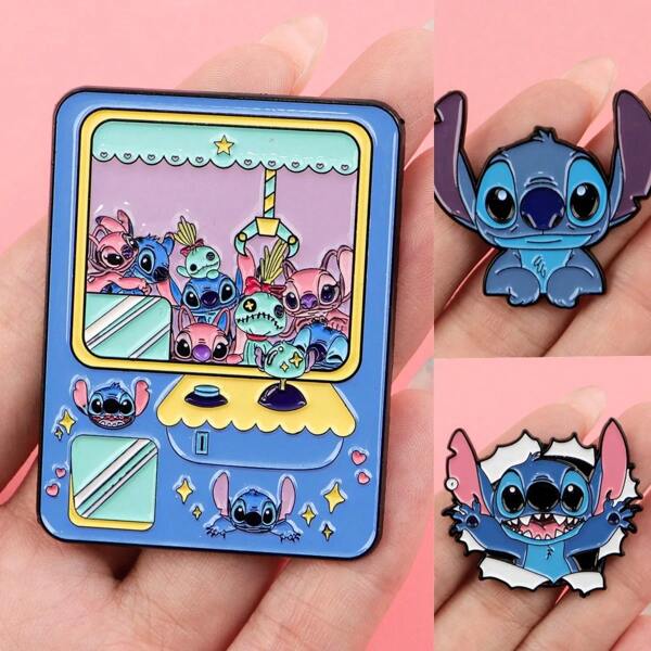 Disney Disney Grijpmachine Broche, Europese en Amerikaanse gepersonaliseerde creatieve Stitch Ghost Halloween Accessoire Broche (Een Must-Have voor het maken van foto's en feestjes!!) Disney. Stitch. Disney Accessoires. Disney Zonnebrillen. Disney Decoraties. Donald Duck. Disney Decoraties. Disney Brillen.