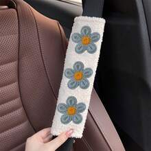 1pc/2pcs Car Seat Belt Shoulder Protector Fresh Floral Car Seat Belt Protector Soft And Comfortable - one-size - View 13