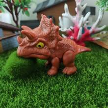20 件儿童拇指玩具恐龙、迷你恐龙手指木偶套装、迷你卡通恐龙手指木偶、派对礼物、玩耍、学校复活节礼物、（恐龙款式随机）、学校用品老鼠木偶、动物派对礼物、带线木偶 - 彩色 - 查看 18