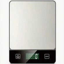 Digital Food ScaleGraduation Kitchen Scale For Baking & Cooking, Stainless Steel With Tare Function.Requires 2*AAA Batteries For Power Supply(Batteries Not Included). - Plateado - Ver 7