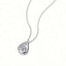 Silver Necklace, Anniversary Eternity Jewelry Present For Mother Wife, Birthday Christmas Valentines Gifts For Women