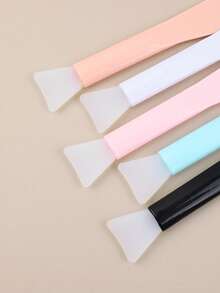 1/2/3/5/10件硅胶刮刀二合一双头面膜刷软硅胶无刷面膜刷DIY面膜涂抹器护肤涂抹工具