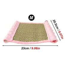 1pc Single/Double Layer Hanging Parrot Hammock Cooling Mat Perch Stand, Suitable For Bird Cages, Summer