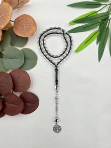 Fine Paper Box Gift Box With 45 10cm Red Porcelain Glass Bracelet Beads Muslim Prayer Beads - Multicolor - View 8