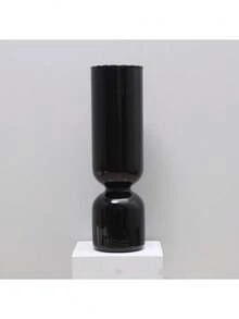 1 件新款北欧风格创意条纹彩色玻璃花瓶，气泡形复古装饰展示品，适用于架子、餐桌、办公室、浴室、台面、家居 - 彩色 - 查看 22