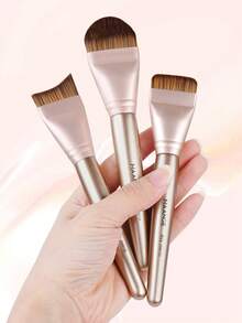 MAANGE 2/3/8pcs Set Skin-Friendly & Comfortable Makeup Brushes, Super Soft & Durable, Including Foundation Brush, Concealer Brush, Contour Brush, Nose Shading Brush, Suitable For Daily Facial Makeup And Liquid Foundation. Set Includes Makeup Brushes, Makeup Kit, Full Makeup Brush Set, Makeup Gift Box - Multicolor - View 4
