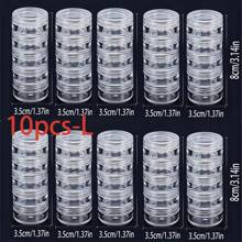 1/5/10pcs Five-Layer Storage Box S/L/XL Christmas Halloween Holiday Jewelry Jewelry Storage And Packaging Medicine Box One-Piece Anti-Oxidation Bracelet Multi-Layer Desktop Portable Storage Nail Art Storage Box Travel Skin Care Products Cosmetics Pigment Paste Sequins Sticky Body Packaging Box 1 Set
