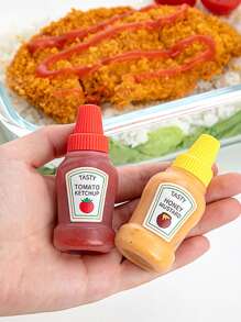 12/8/4/2pcs Bento Boxes, Tourism Mini Seasoning Bottle, Bento Box Seasoning Organizer,Portable Salad Dressing Bottles With Lid, Mini Sauce Bottles, For Office, Work, School, Camping And Picnic, For Sauce, Spice And Jam, Kitchen Organizers And Storage, Kitchen Accessories,Mother's Day,Gift For My Mother,Back To School Supplies, Back To School Season Supplies